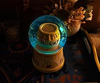 Vista 5 de Disney Winnie the Pooh Hunny Pot - Globo de nieve iluminado para adultos con pieza de exhibición de purpurina giratoria, 6 pulgadas de alto