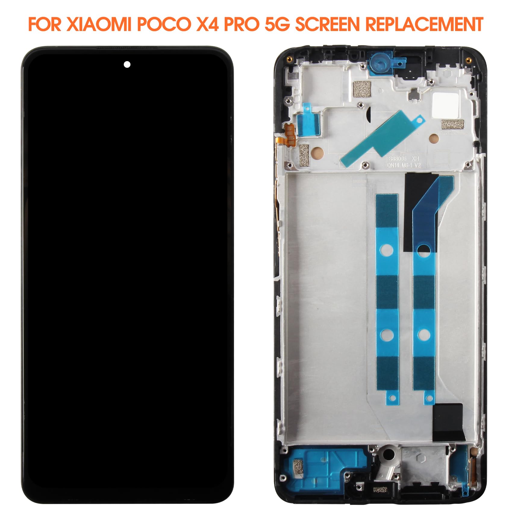 Écran LCD Tactile Remplacement Pour Xiaomi Poco X4 Pro 5G (6.67") - Noir, Neuf Sous Blister