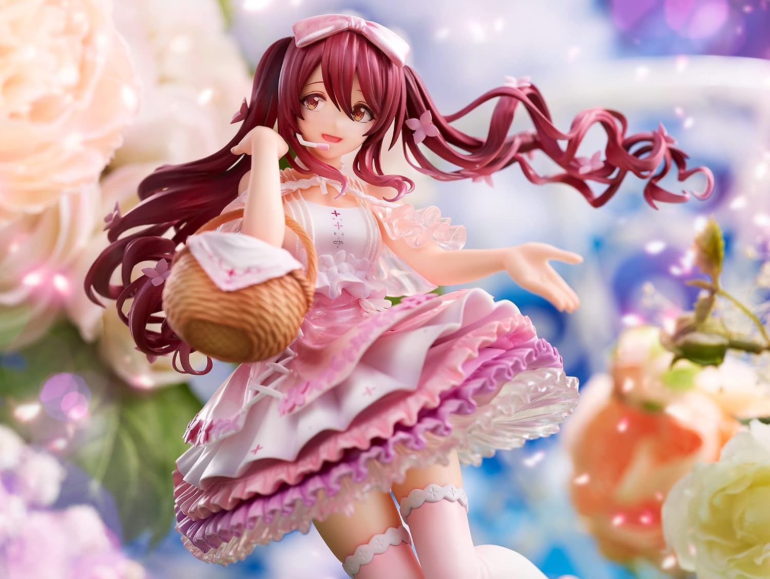 AmiAmi The Idolmaster: Shiny Colors Tenka Osaki Devoting 1:8 Scale PVC Figure, Multicolor