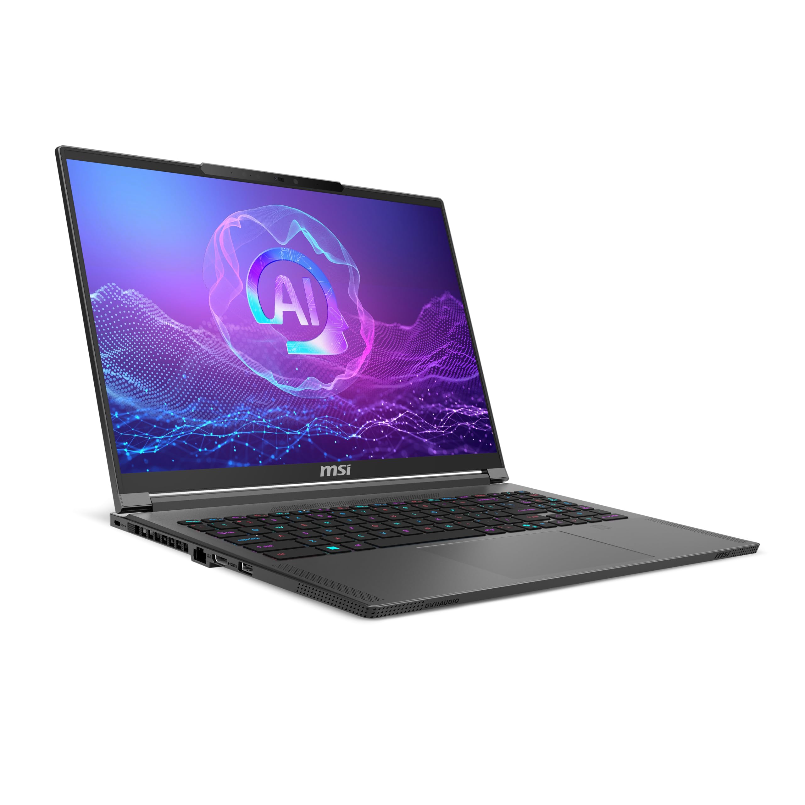 MSI Creator A16 AI A3XVFG-243ES portátil para Creadores 16 pulg, 16:10 QHD (2560x1600) OLED, 240Hz, AMD Ryzen AI 9 HX 370, RTX 4060, 32GB RAM, 1TB SSD, Windows 11 Pro NextGen Premium, QWERTY Español - 3