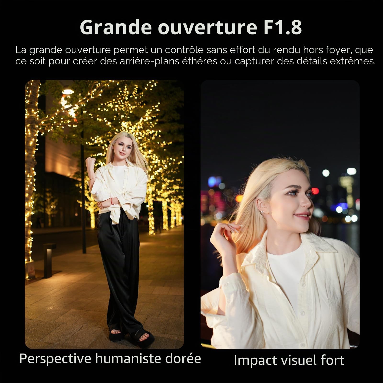 Meike Pro Objectif autofocus Grand Angle 35 mm F1.8 AF STM Plein Format Portrait 8K Haute résolution Compatible avec appareils Photo Panasonic Lumix Sigma Leica L-Mount S1H S1 S5 S5 Mark II S1R S9 SL
