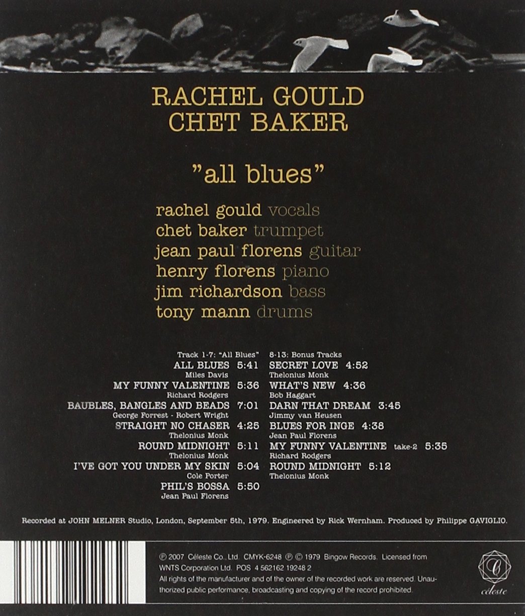 RACHEL GOULD CHET BAKER - All Blues - CD