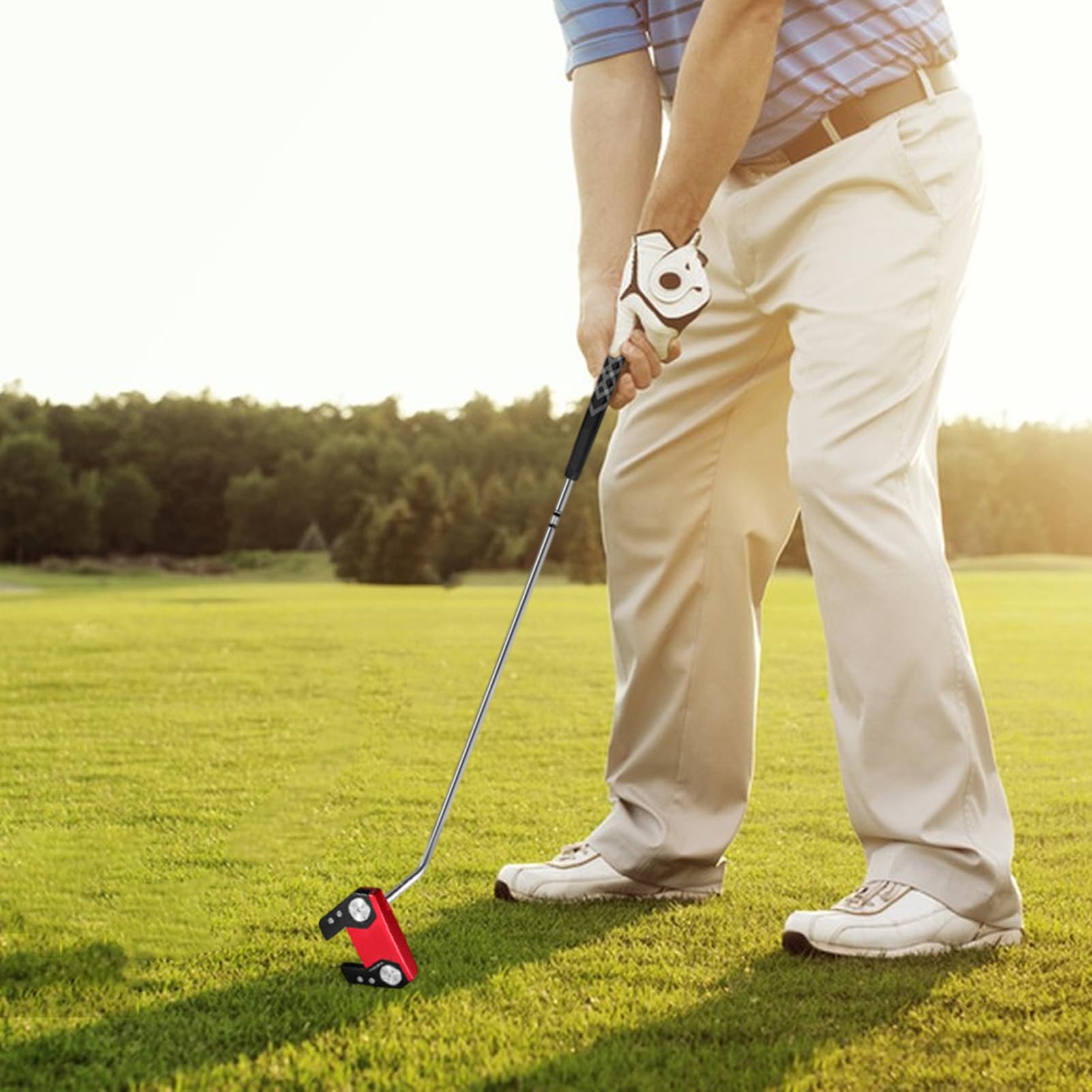 Putters De Golf para Hombres Diseño Ambidiestro Reversible De Doble Cara