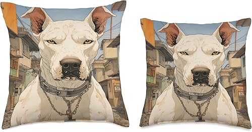 Miniatura 3 de Cute Dogo Dog Argentino Themed For Daughter Decorative Throw Pillow