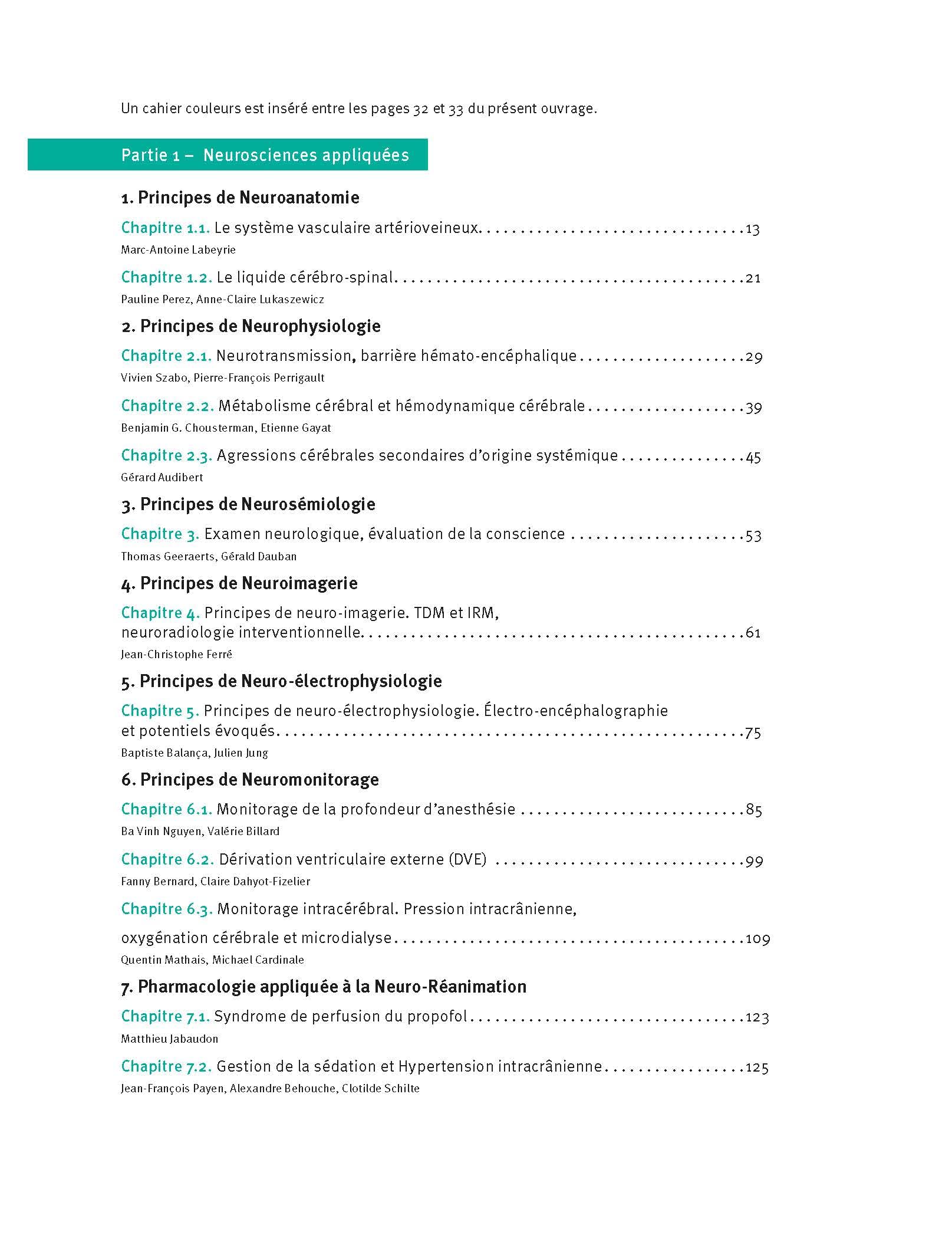 Manuel de neurologie et douleur appliquées en anesthésie réanimation et médecine péri-opératoire