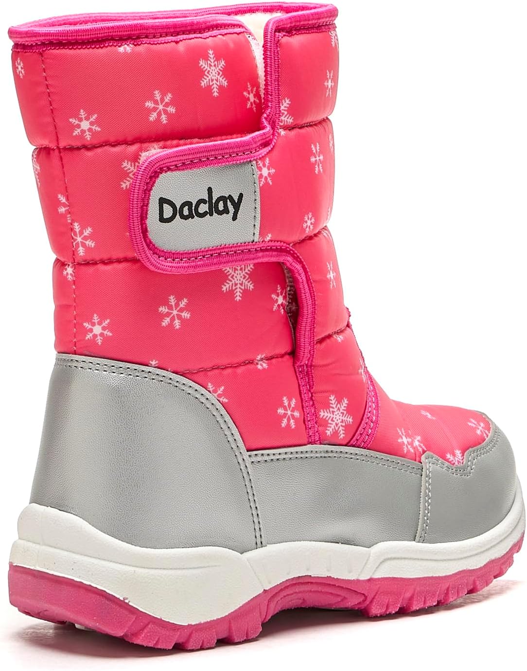 Daclay Kids Boys Girls Unisex Toddler Snow Boots Slip-Resistant Waterpoof Winter Fashion Shoe