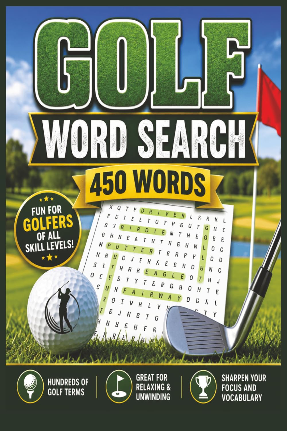 Golf Word Search Puzzle: Golf Word Search Puzzle Book: Golf Themed Word searches with easy to read print. Perfect Gift for Golfers in your life | 6x9 ... Retirees or any Golf Enthusiast in your life