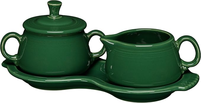 Fiesta 4-Piece Sugar Bowl and Creamer Set with Tray