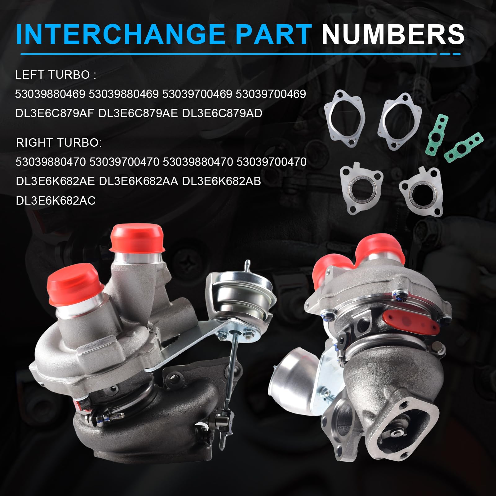 Amazon.com: DOFOCH Left & Right Twin Turbocharger for Ford F150 F 