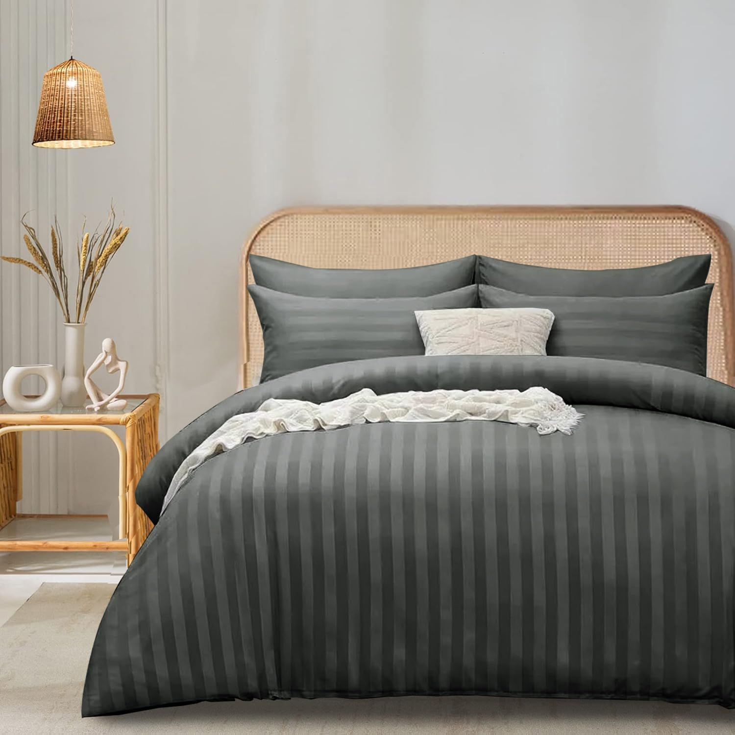 Funky Gadgets Double Duvet Cover Set Charcoal - Image 2