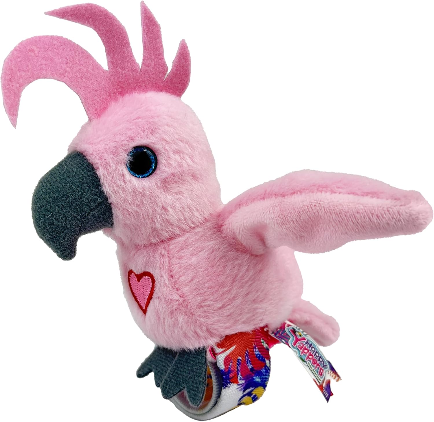 Birds 2 Pack - Cockatoo & Blue Parrot - Slap Bracelet Interactive Plush Toy Birds, They Chat-Sing-Mimic Each Other, Flap Wings, Kids 3+
