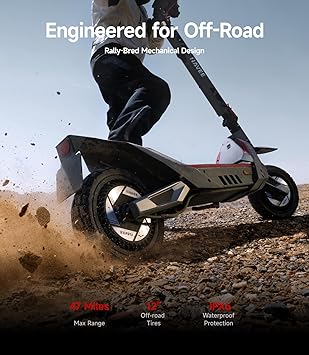 NAVEE UT5 Ultra X/UT5 Max/XT5 Pro Electric Scooter, 31-43.5 mph, 46.6-74.6 Miles Range, 2400W 2200W Peak Motor & Dual Suspension & Disc Brake, 12 Tires, Flash Charge Off-Road Scooter Adults