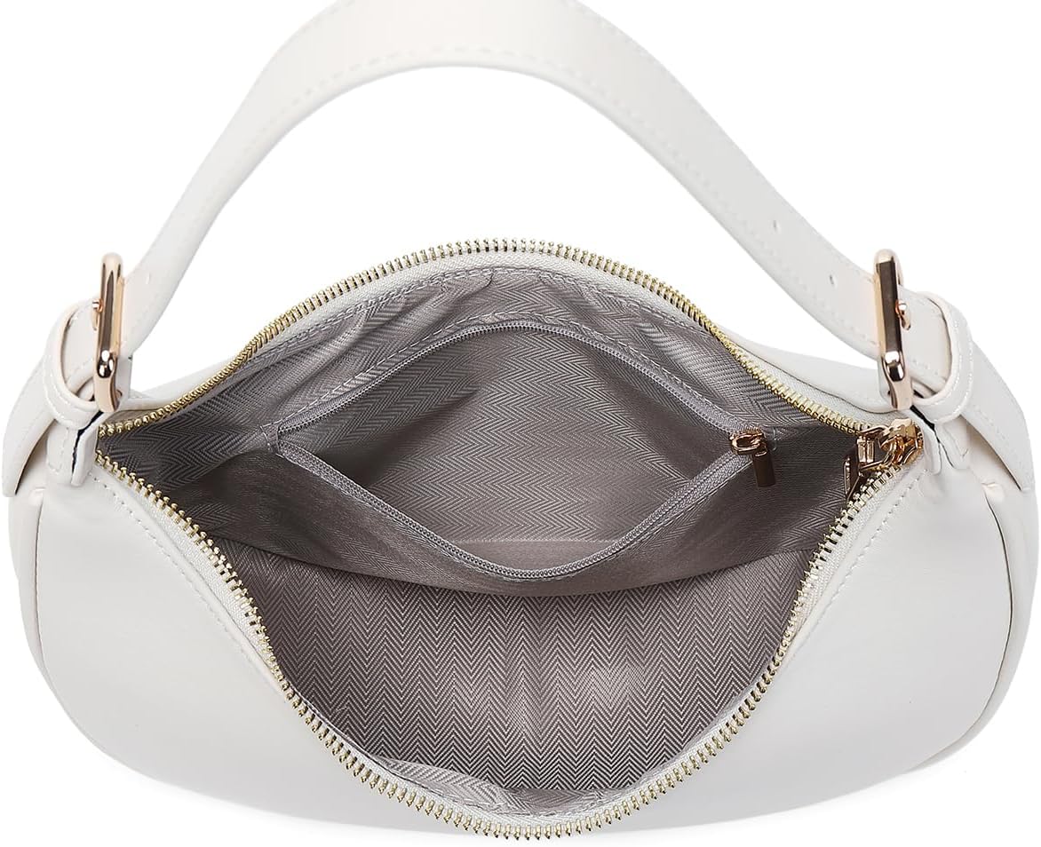 Fashion Small Crescent Underarm Shoulder Bag for Women Trendy Purse Hobo Handbags Clutch Crossbody Bag - Image 5