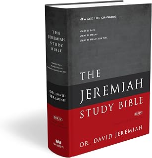 Jeremiah Study Bible NKJV Jacketed Hardcover by Dr. David Jeremiah: What It Says, Means & Means for You