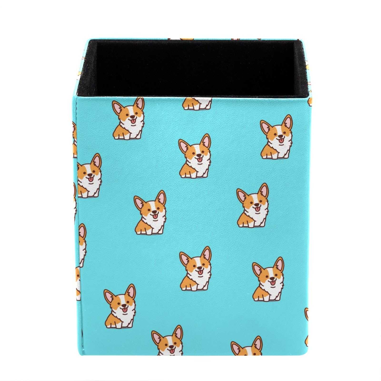 FWJZDSP Pen Holder for Desk, Cute Corgi Pencil Holder, Pen Cup Functional Desk Organizer for Office Supplies