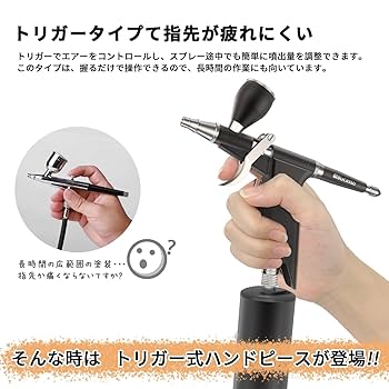 超豪華セットで本格派❣多彩な用途で超便利♪❤エアブラシセット☆コンプレッサー Amazon.co.jp: 【2023年全新型】Bucasso エアブラシ 充電式