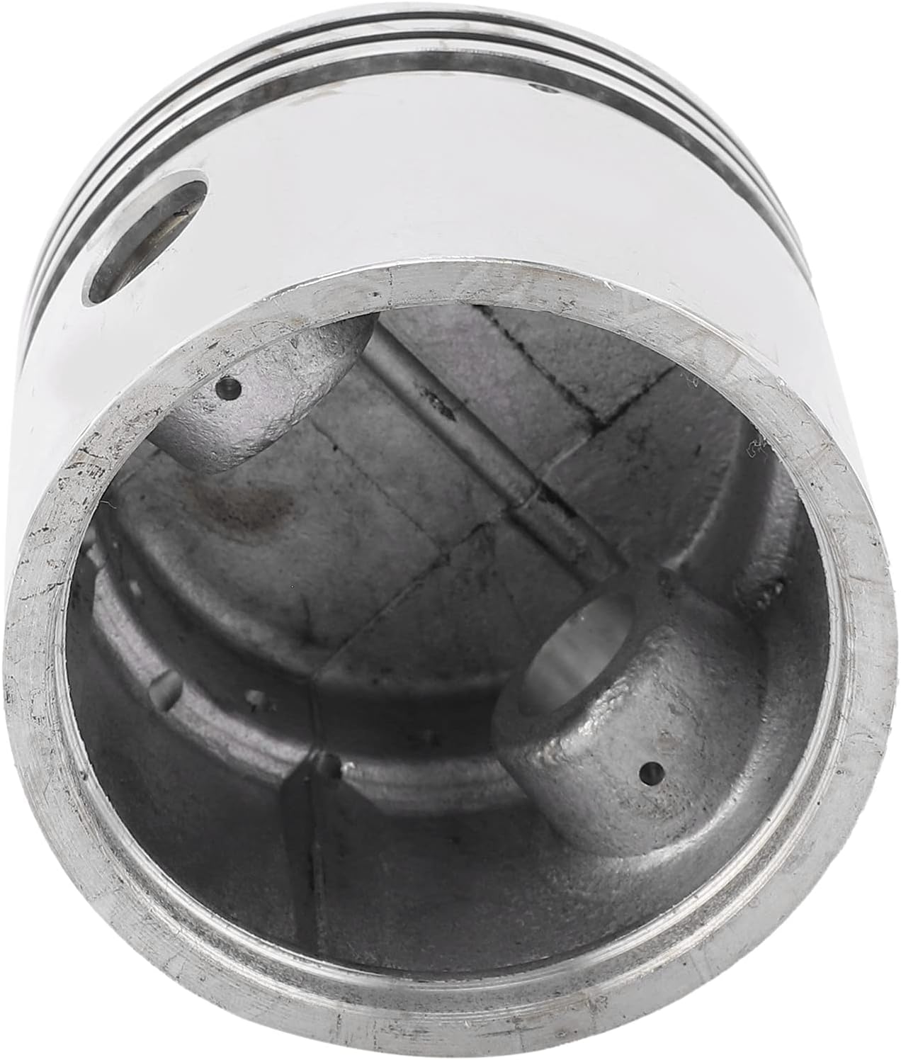 Air Compressor Piston Replacement Kit with Aluminum Connecting Rod and Piston Pins for Pump Engine Heat Treated