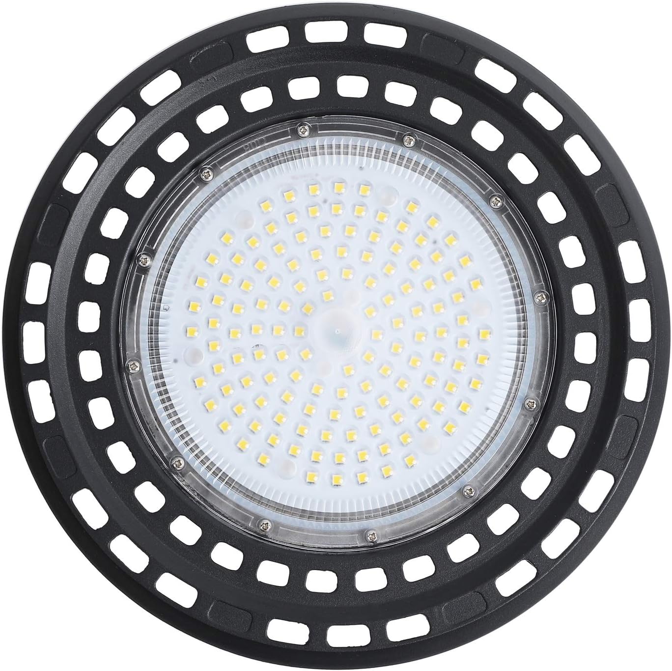 Black Friday Clearance 100W UFO LED High Bay Light 5000K White with US Plug 5 ft Cable, Industrial Lighting Fixtures for Warehouse Factory Garage Workshop Up To 40% OFF 100W UFO LED High Bay Light 5000K White with US Plug 5 ft Cable, Industrial Lighting Fixtures for Warehouse Factory Garage Workshop