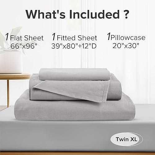 Vista 291 de Comfort Spaces - Sábanas con fundas de almohada Gris diamante