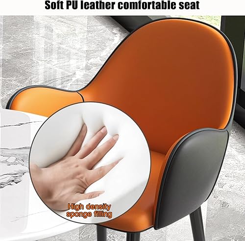 Miniatura 6 de YVYKFZD Office Reception Room Club Table and Chairs, Simple Round Conference Table, Coffee Table Kitchen Dining Table Set for 4, Small Negotiate