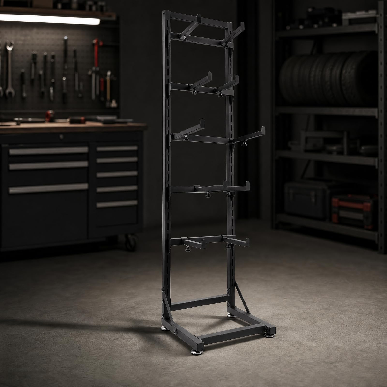 Freistehendes RC-Auto-Regal Stabil RC-Auto-Displayständer Stabil Regal mit verstellbaren Armen für Wohnraum, Garage