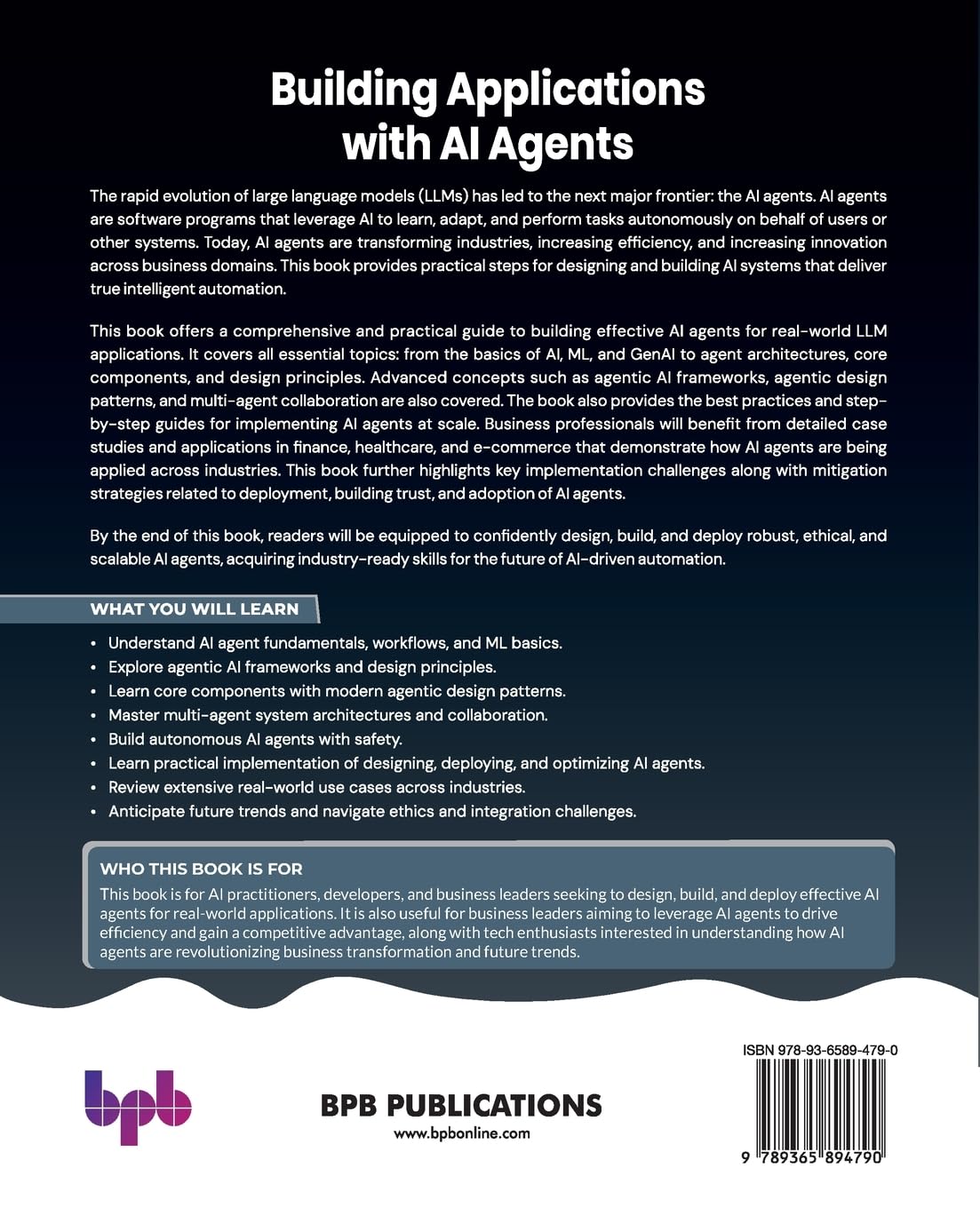 Building Applications with AI Agents: A comprehensive guide to AI agents for beginners and practitioners (English Edition)