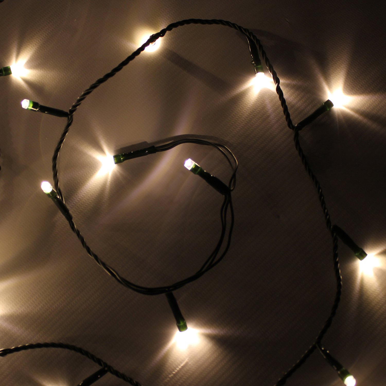 WeRChristmas 288 Organised Static LED Christmas Tree Lights with Handy Cable Management 12 x 3 m Strings and 5 m Lead Wire, Warm White - Image 2