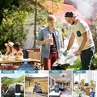 Vista 2 de Myvision 2 Pack Electric Portable 5 Gallon Water Dispenser, Universal Micro USB Charging Water Bottle Pump, 3-5 Gallon Jug Water Dispenser with