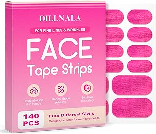 Tiras de cinta facial, parches antiarrugas pa...