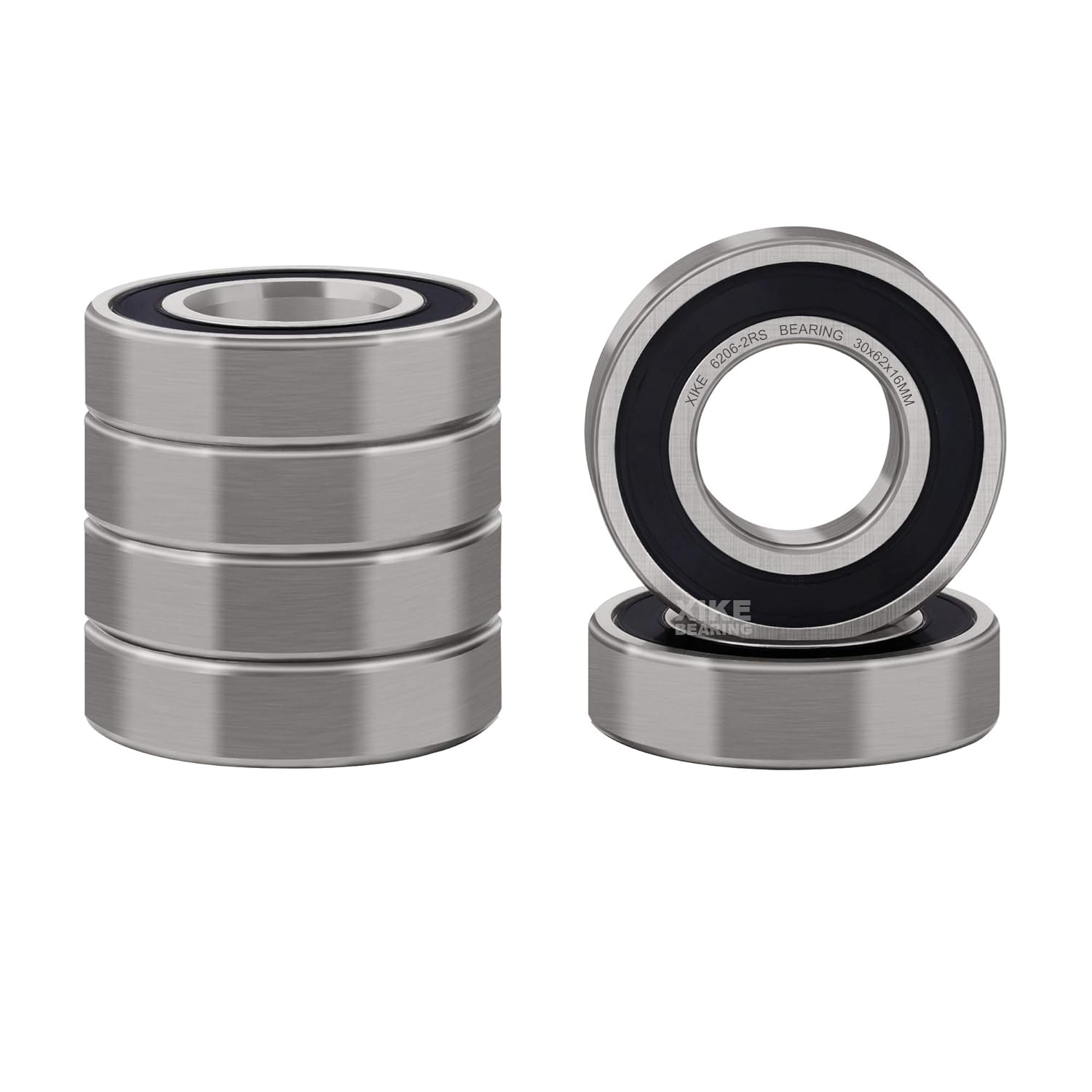 XiKe 6 Pack Lawn Mower Spindle High Precision Bearings, Compatible Bad Boy 037-6023-00 Fits ZT, CZT Also fits Pup and Lightning Models 08 and Older.