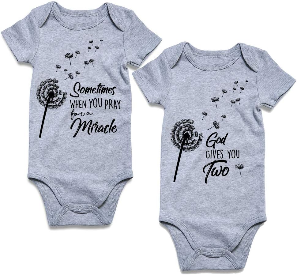 Baby Boy Girl Funny Romper Infant Bodysuit 0-18 Months