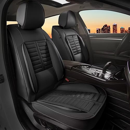 Miniatura 1 de Fundas de asiento de automóvil para Acura TSX 2009-2014, piel sintética, 2 asientos delanteros, impermeables, accesorios interiores, funda de