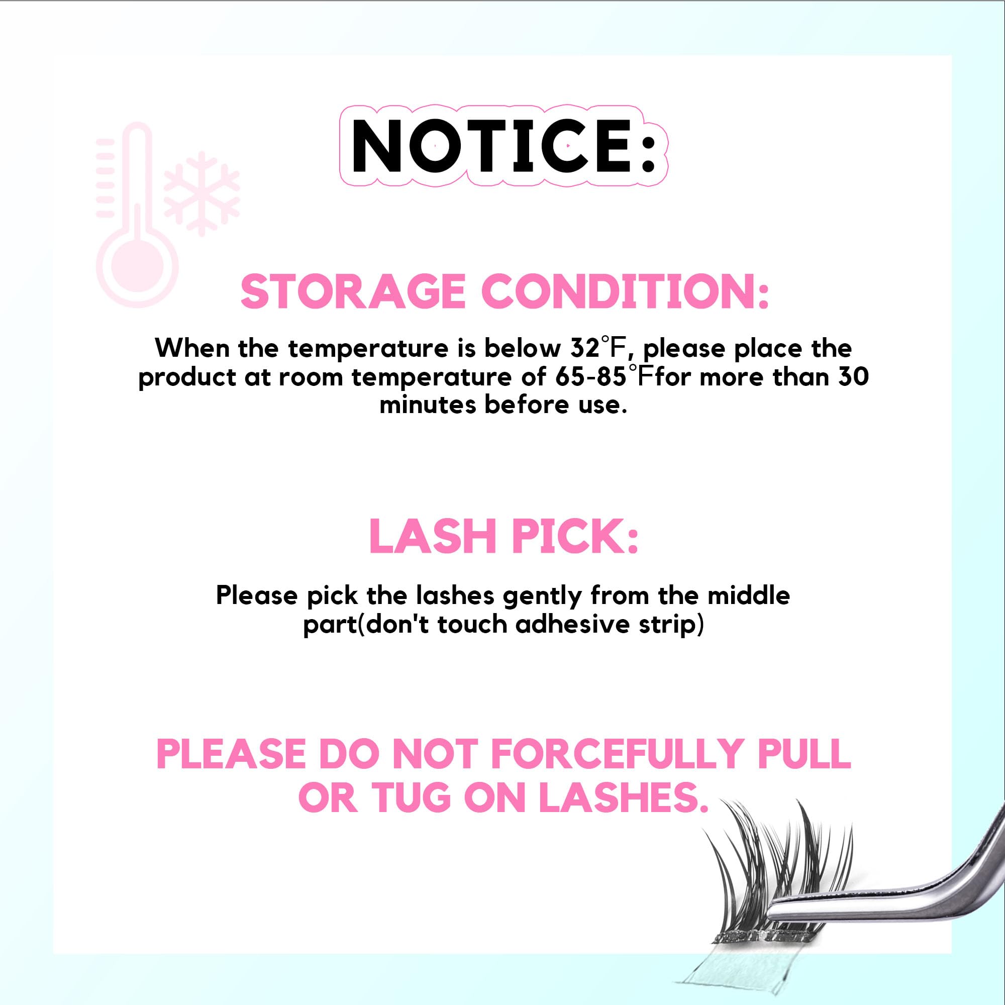 GAQQI Self Adhesive Eyelashes Clusters, No Glue Lash Clusters 10-16mm Wispy & Natural Cluster Lashes, No Band Press On Lashes, More Comfortable & Stronger Hold (Lace）