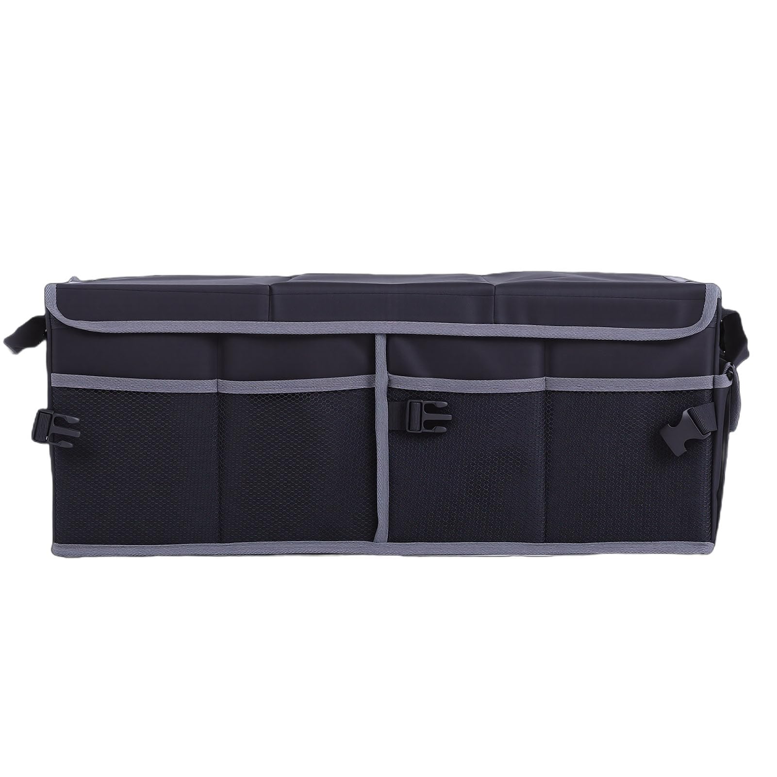 Organizzatore per Bagagliaio per Auto, Contenitore Impermeabile Multiscomparto per Campeggio e Viaggi su Strada 60x32x24 Cm