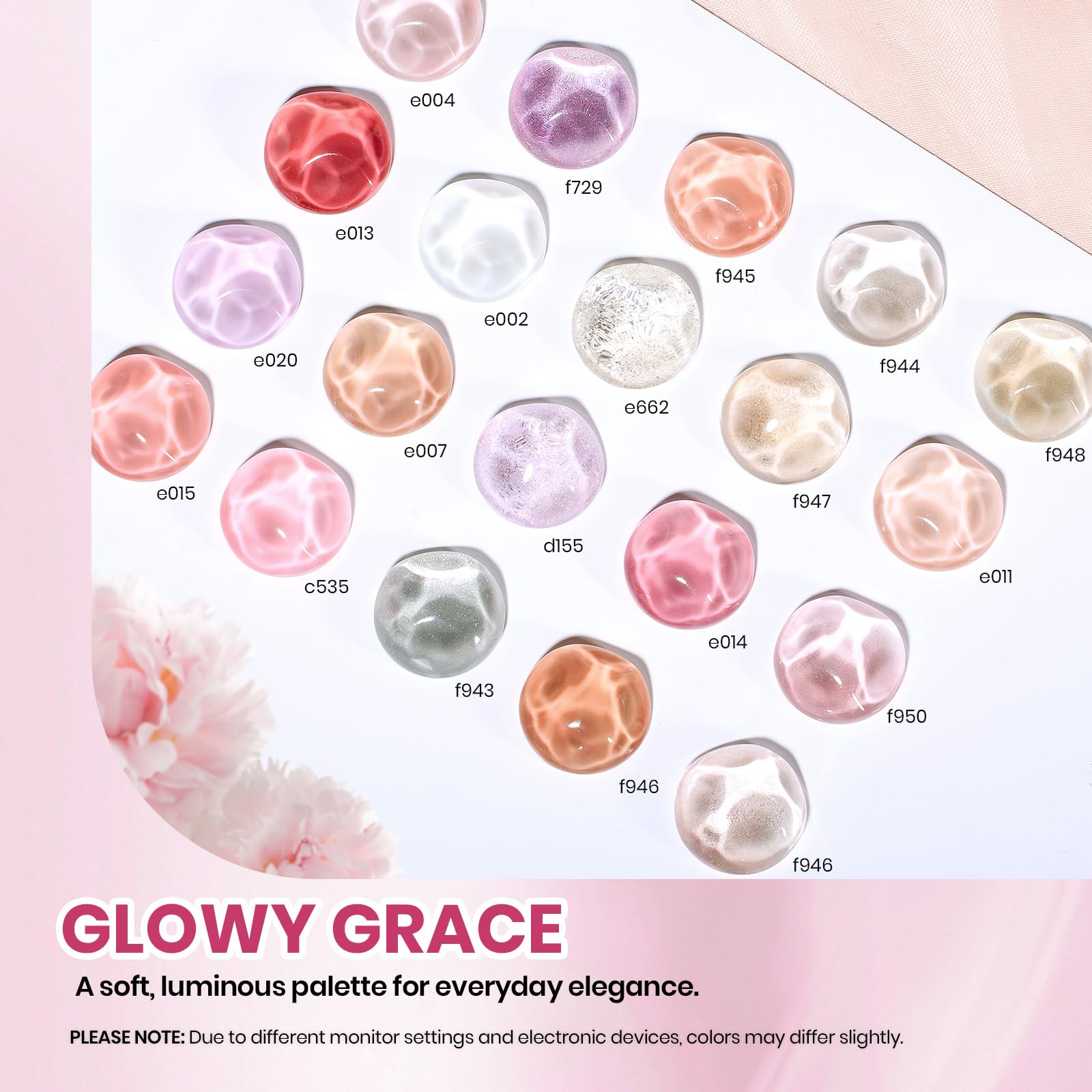 Beetles 4th of July Gel Nail Polish Set 20 Colors Red Blue White Nails with No Wipe Base and Glossy & Matte Top Coat for Soak-off UV Light Gel Nail Art Manicure Set DIY at Home Gifts for Women Girls