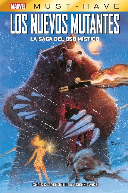 Portada de Los Nuevos Mutantes: La Saga del Oso Mistico Marvel Must Have