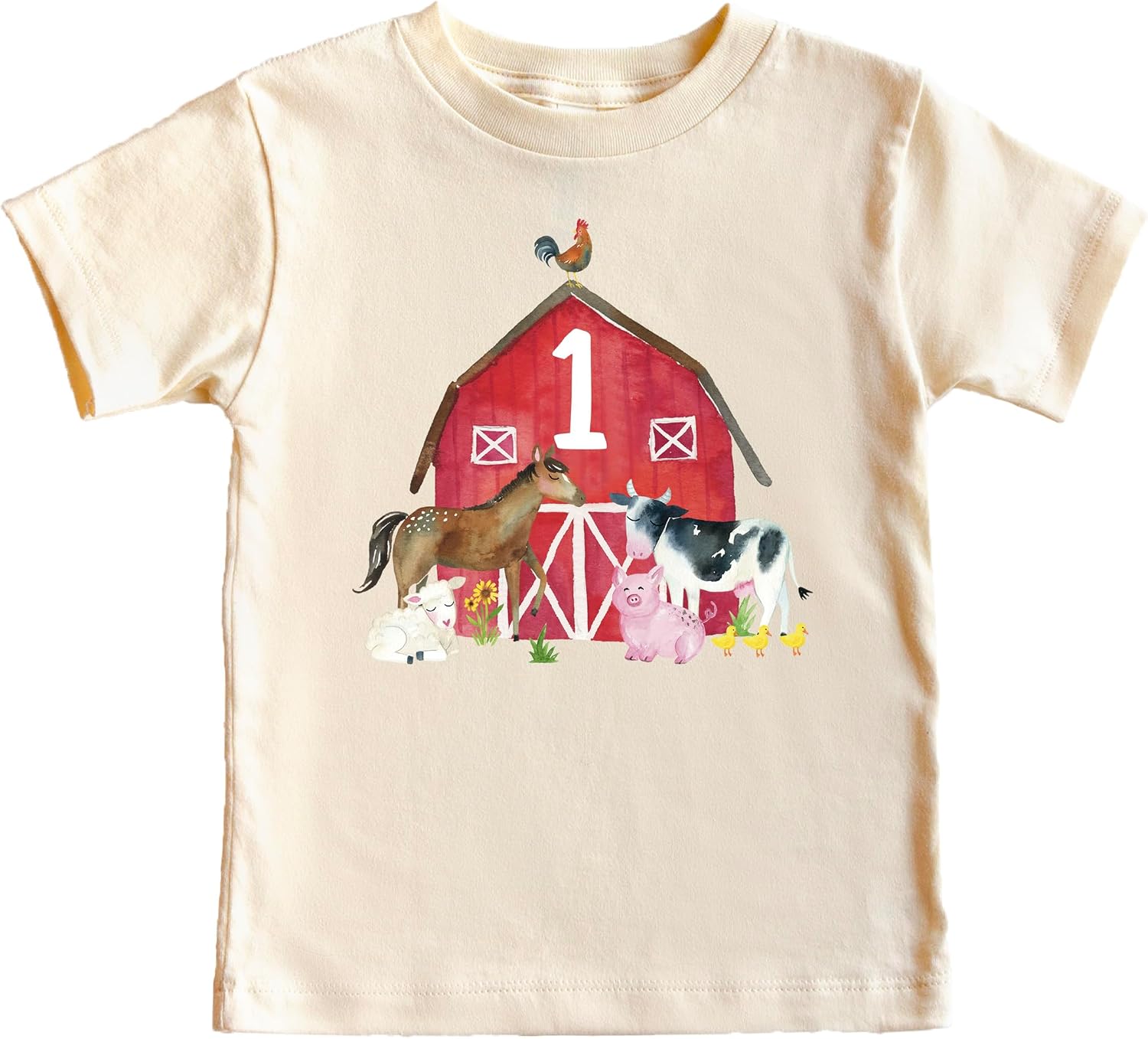 1st Birthday Boy Outfit Farm Animal First Birthday Shirt