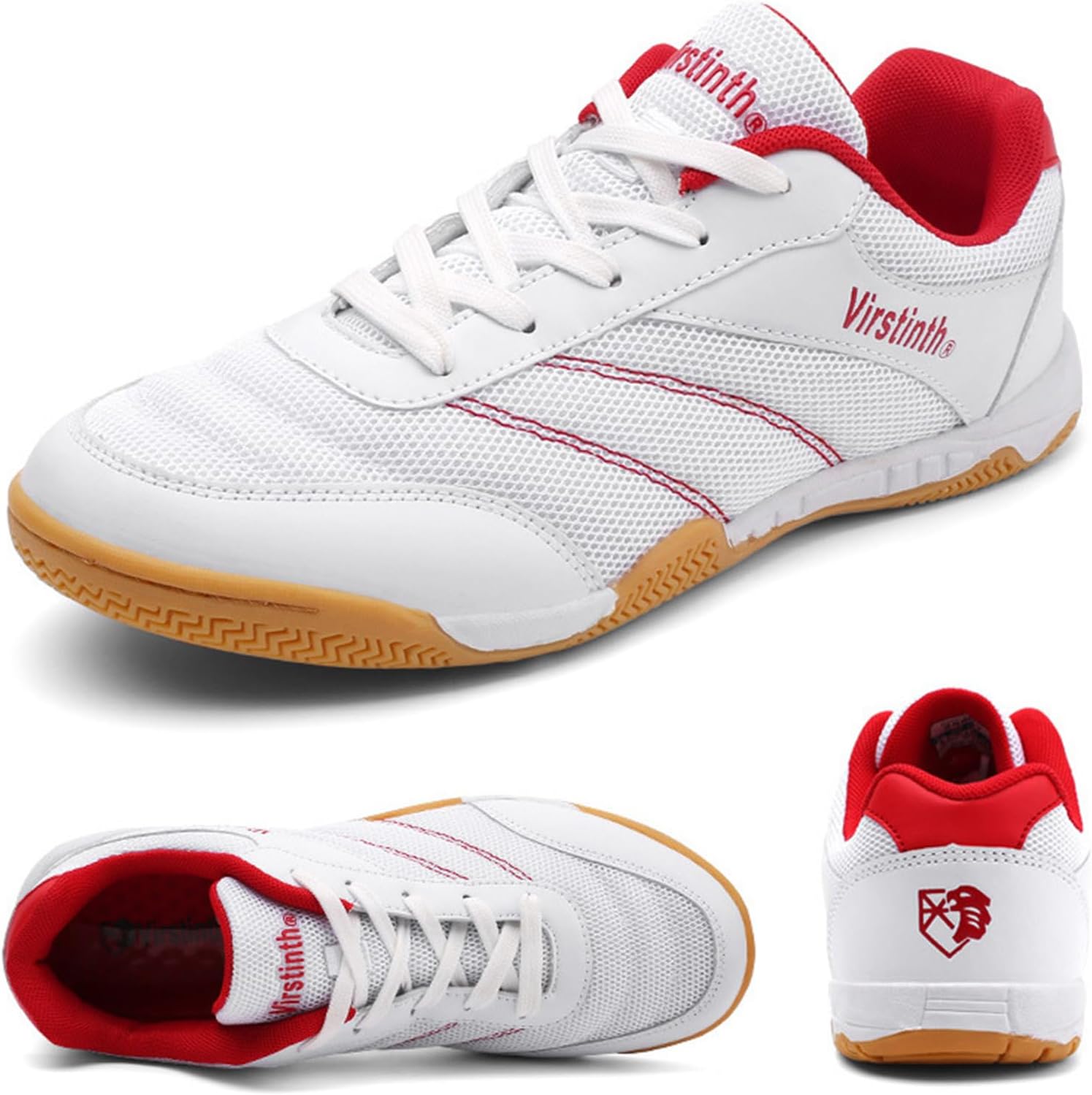 Pickleball Shoes for Mens Women, Indoor Court Shoes Breathable Lightweight for Racketball Squash Volleyball Racquetball Training