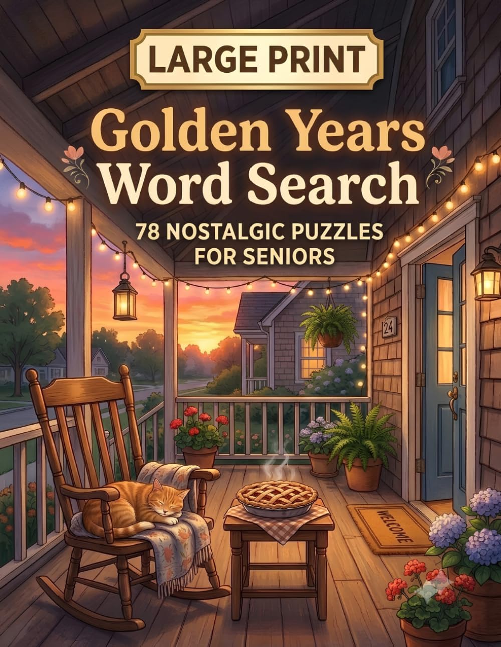 Golden Years Word Search: 78 Nostalgic Puzzles for Seniors