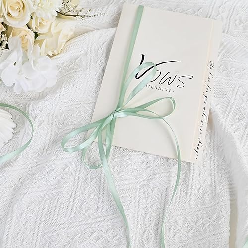 Miniatura 848 de Cinta de satén rosa polvoriento de doble cara de 1/4 pulgadas x 50 yardas, cintas de poliéster polvorientas para envolver regalos, cinta de tela