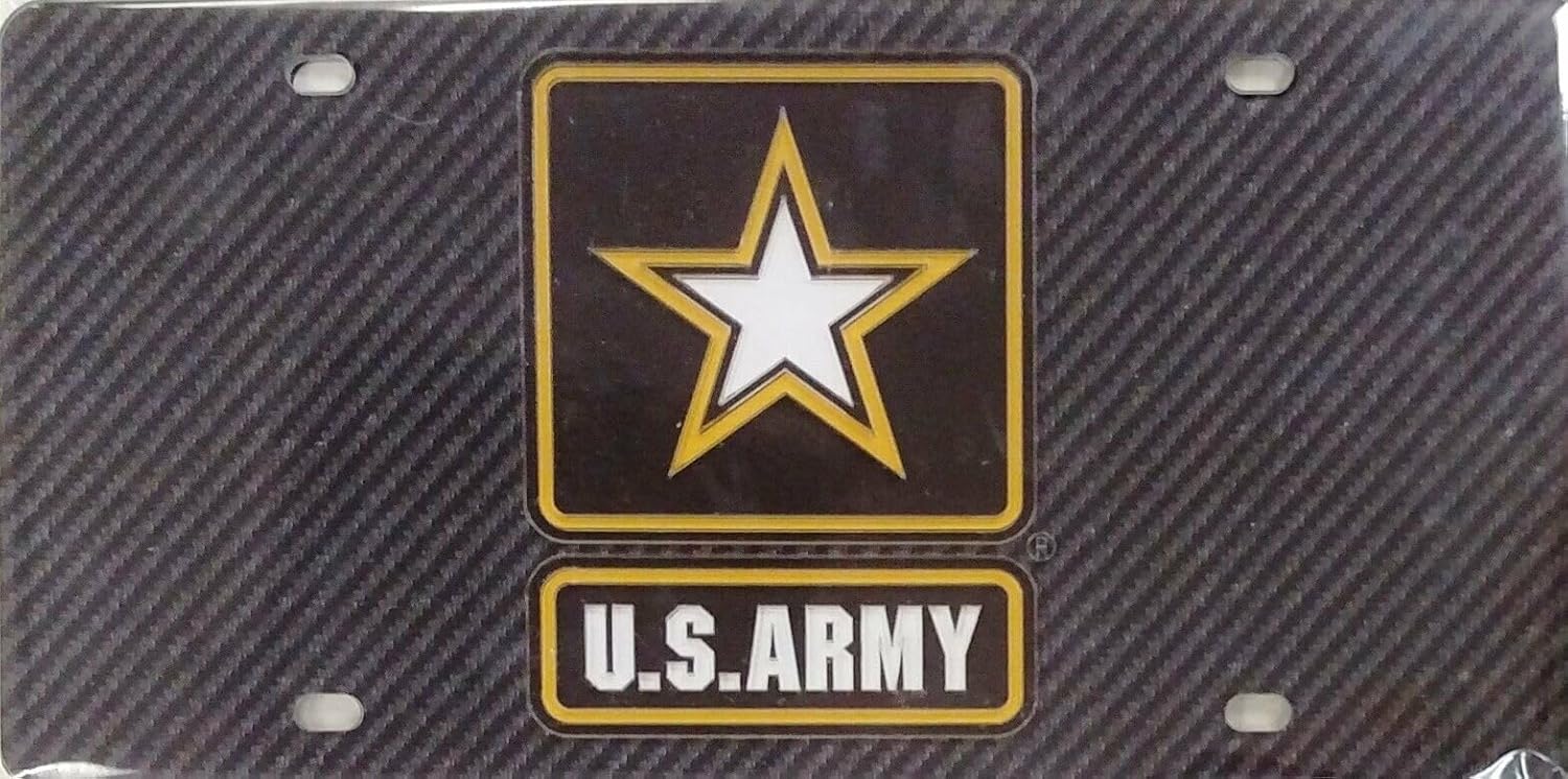 WinCraft Military Army S17331 United States Army Specialty Acrylic License Plate, Multicolor,