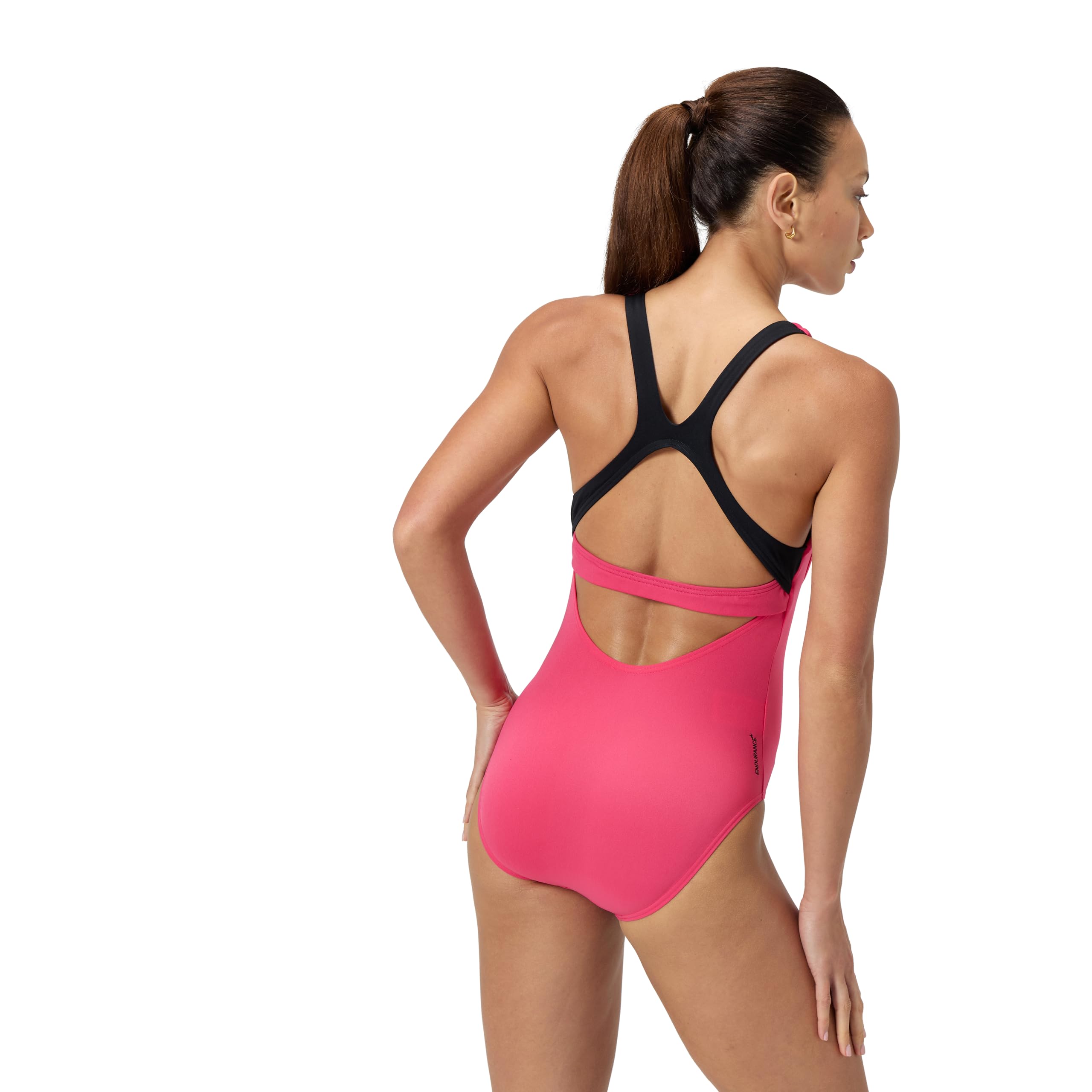 Speedo Flex Band Swimsuit with Built in Swim Bra Costume da Bagno Donna