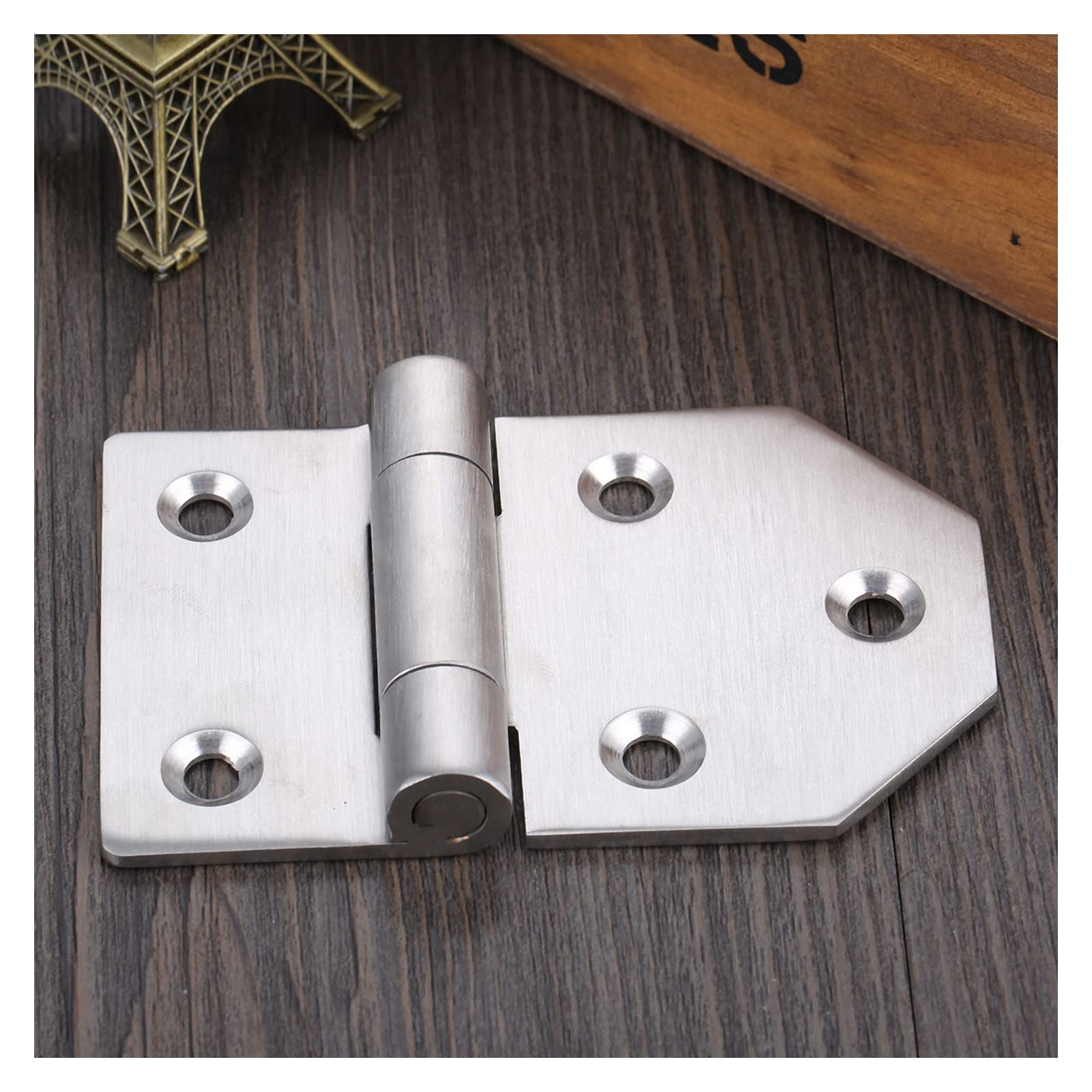 Bisagra de la puerta del gabinete Gabinete de acero inoxidable de acero inoxidable Bisagra eléctrica Bisagra eléctrica Bisagra para equipaje Tarjeta de herramienta Bisagra de muebles 101 * 65mm