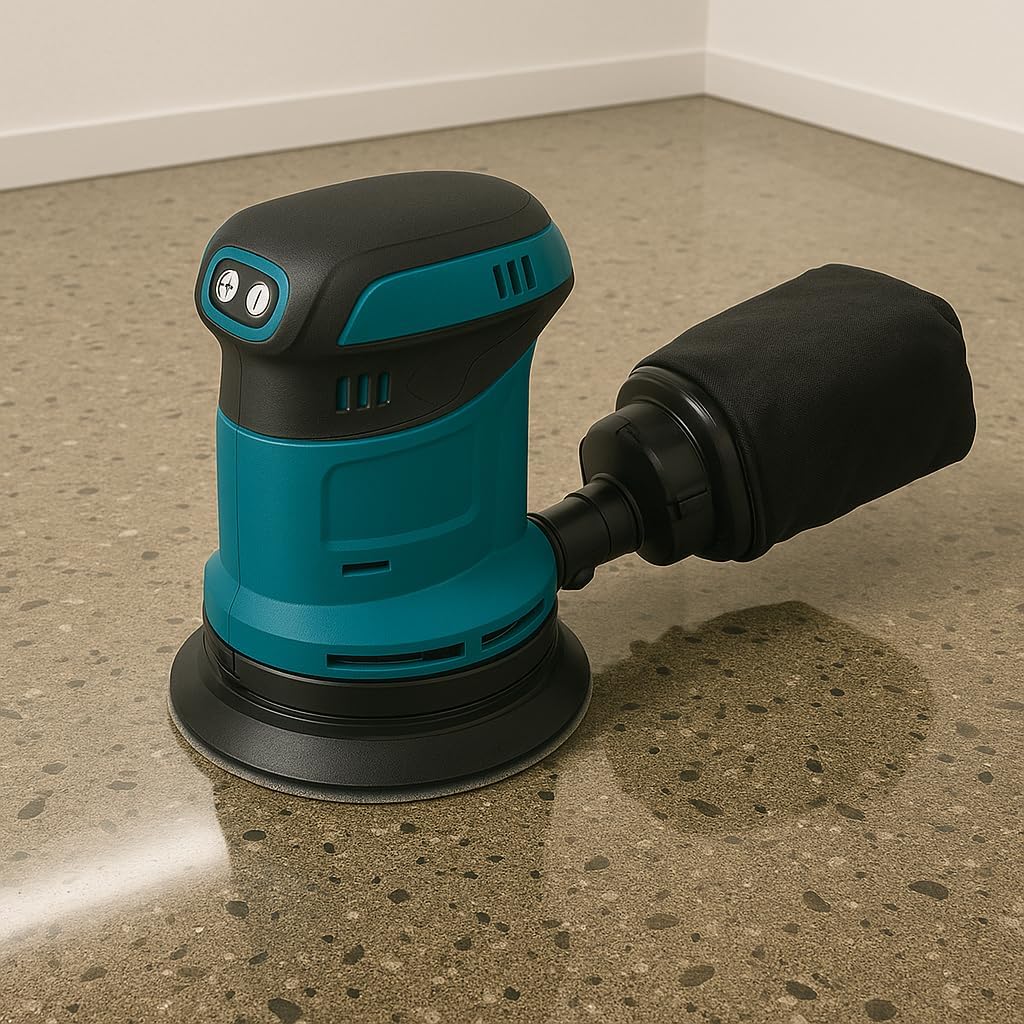 18V Cordless 5‑in Random Orbit Sander (XOB01Z) – 3‑Speed Variable 7,000–11,000 OPM – Ergonomic 1/8 in. Orbit Action – Compatible with Makita 18 V Batteries (Sold Separately) – Tool Only