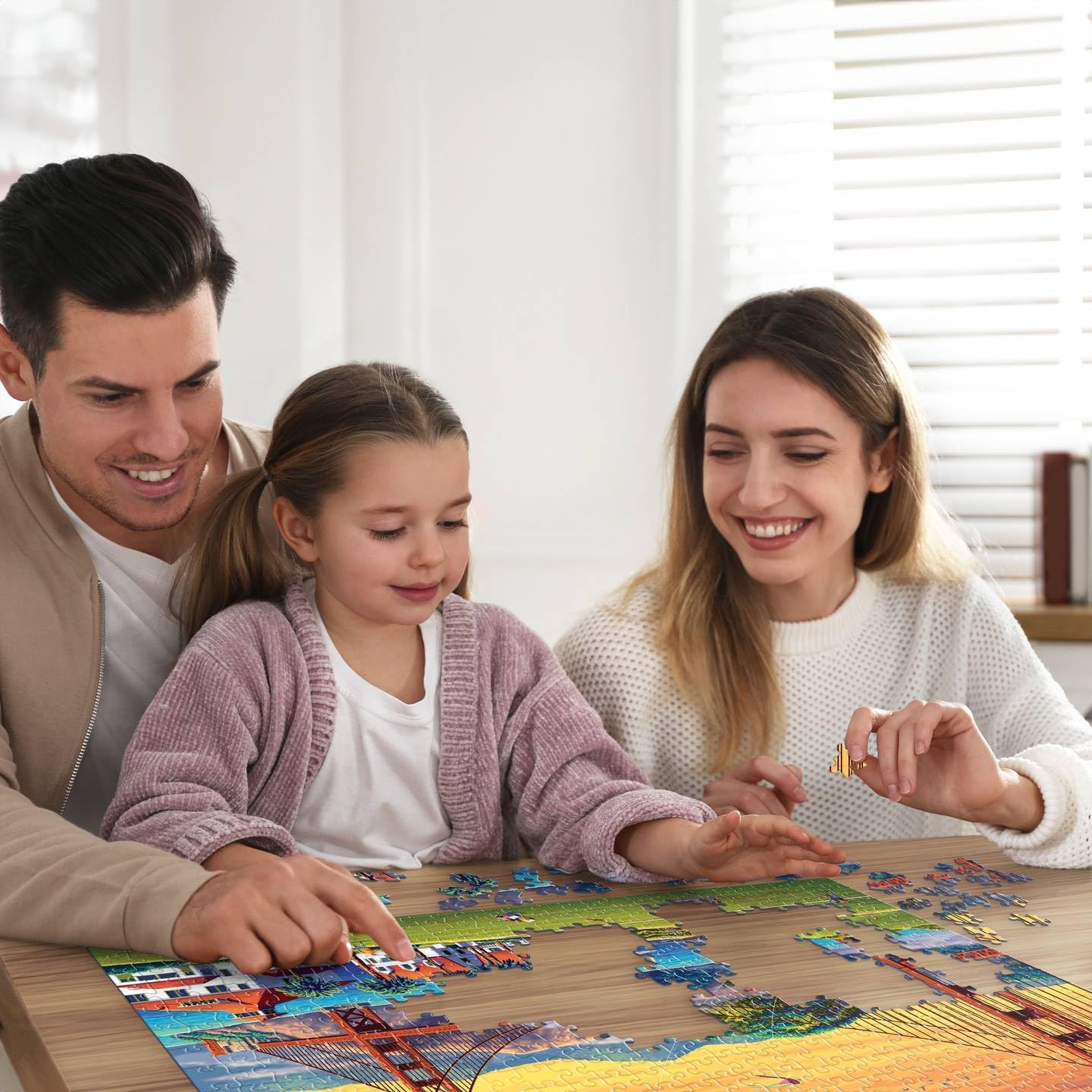 Boardwalk Puzzles San Fransisco, 500 Piece Jigsaw Puzzle for Adults, Made in USA