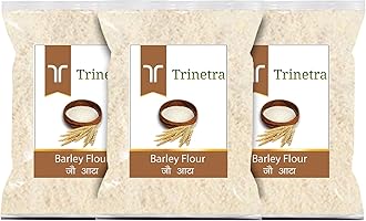Jau Atta (Barley Flour) | Fibre-Rich & Stone-Ground Millet Flour | 1Kg Each (Pack Of 3) 3000 g