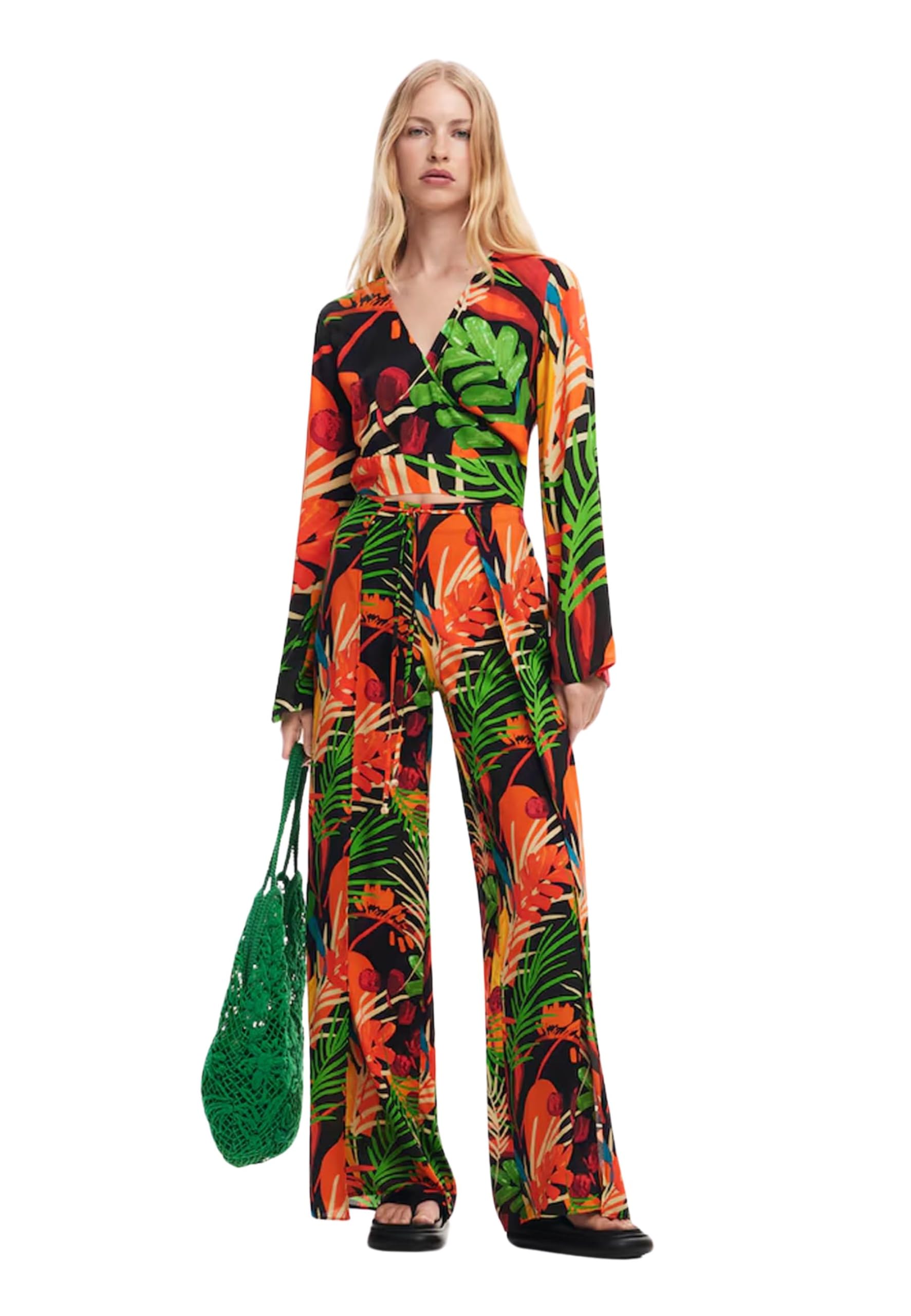 Desigual Women's Black Swim_bahamas Blus, 2000 Xl