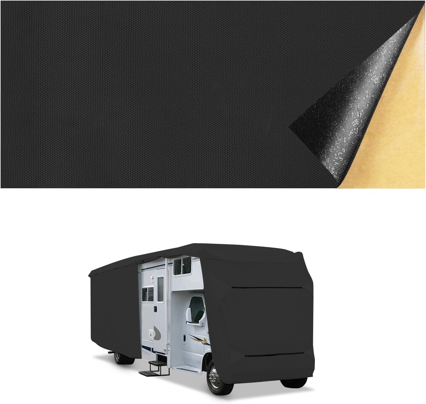 YimSting 600D Boat Cover Patch Repair Kit, 15" x 5" Canvas