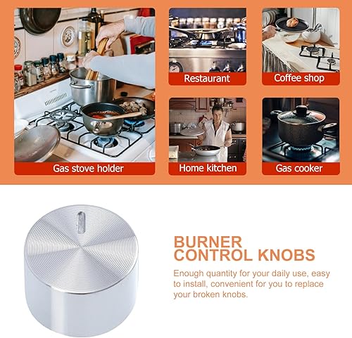 Miniatura 9 de 5 piezas de perilla de estufa de gas eléctrica estufa eléctrica Perillas de estufa de gas Perillas de estufa de metal, perilla de campana