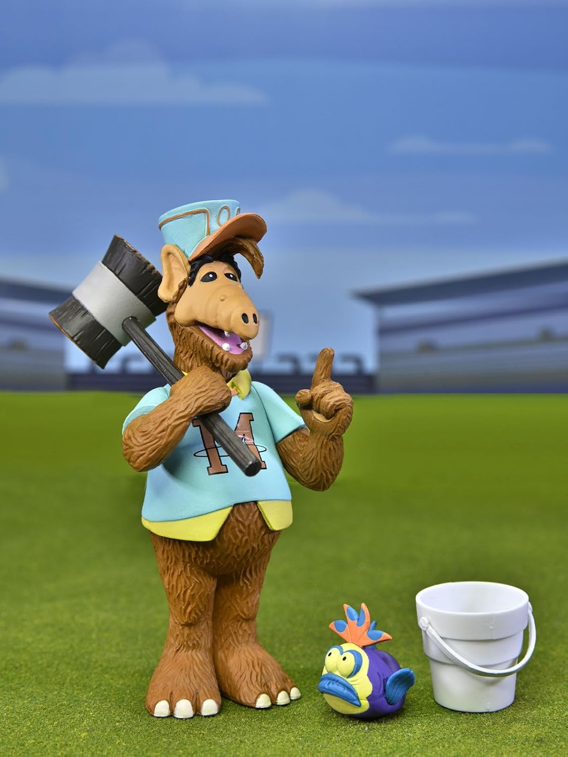 NECA Alf 6" Toony Classic Figure - Alf Baseball - Image 2